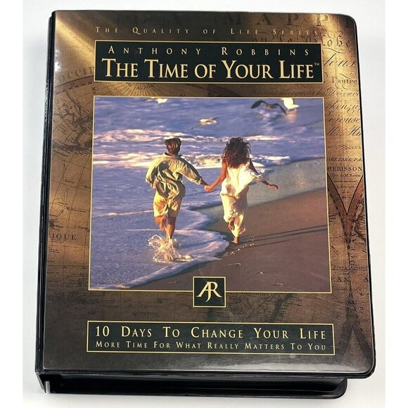 Anthony Robbins The Time of Your Life 16 CDs Workbook VHS Summary Cards COMPLETE - Picture 2 of 13